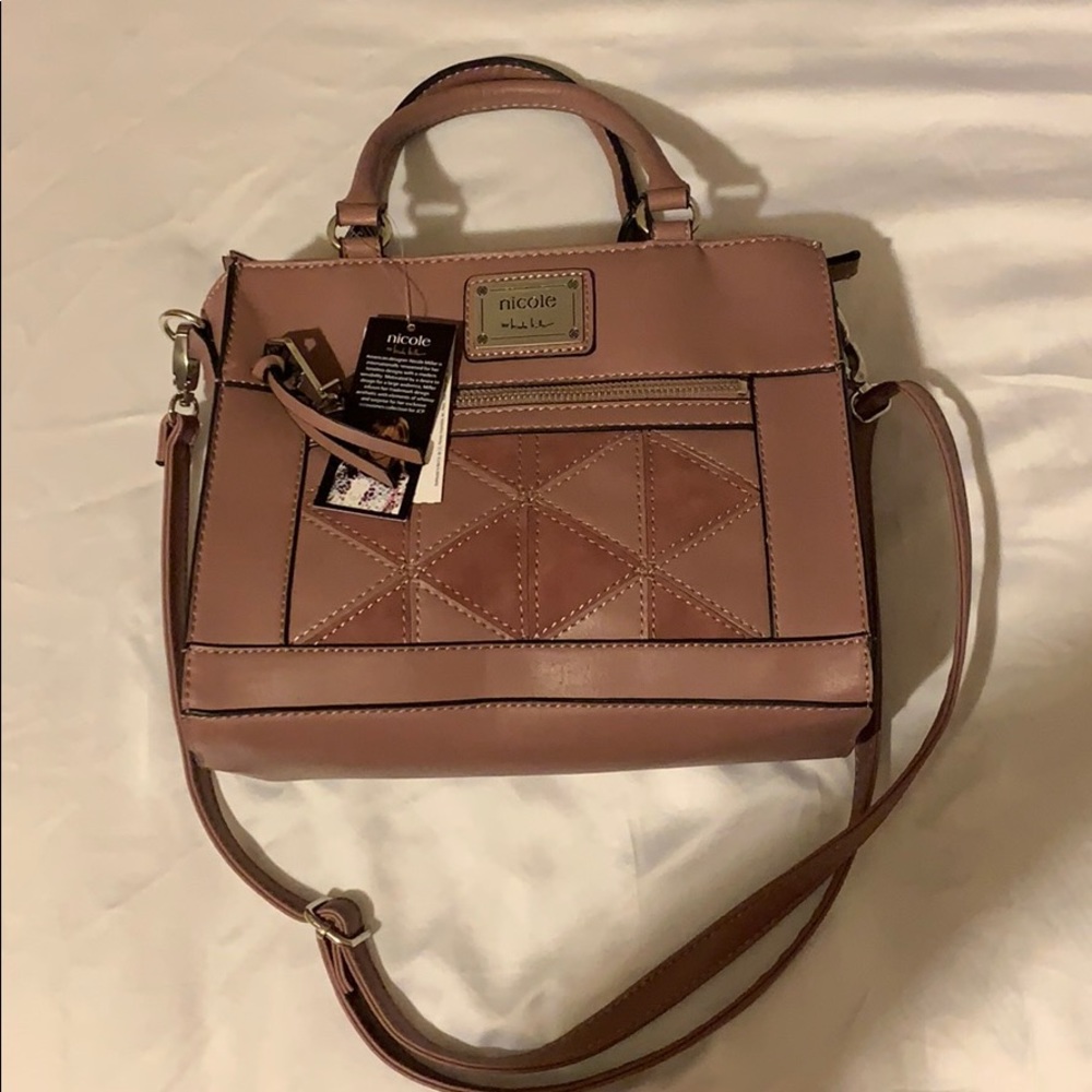 Nicole satchel in mauve